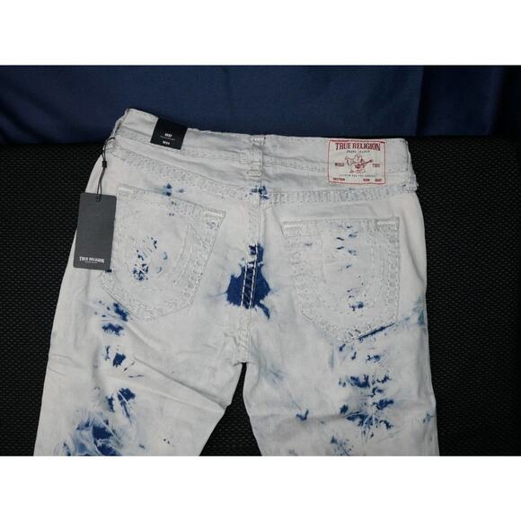 True Religion Rickey Relaxed Straight Denim Jeans MSRP $239 NWT - Picture 6 of 7
